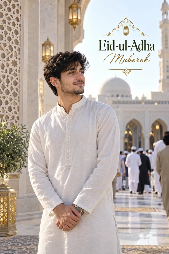 Eid Prayer Portrait: AI Eid-ul-Adha photo effect