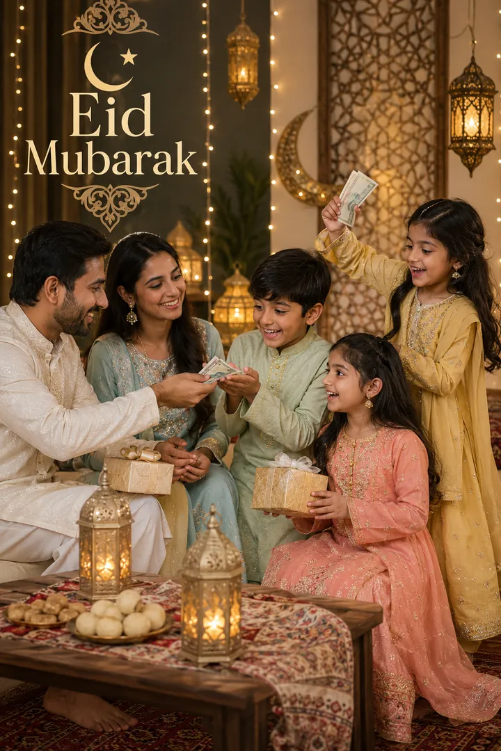 Kids Eidi: AI Eid-ul-Fitr photo effect