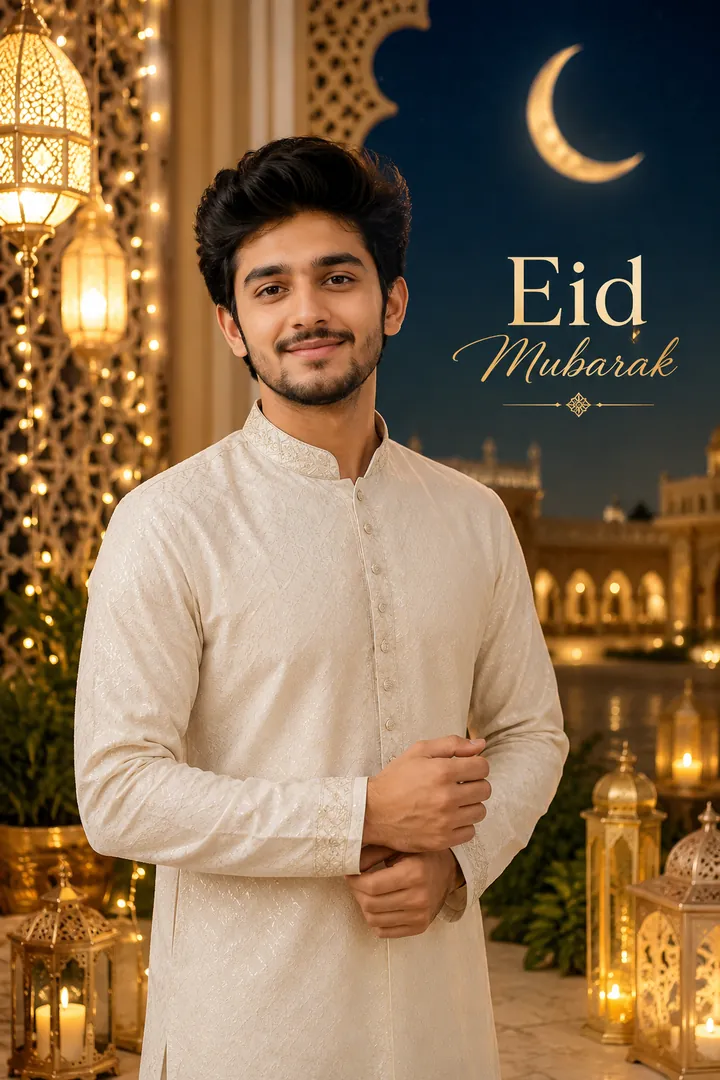 Eid Mubarak Portrait: AI Eid-ul-Fitr photo effect