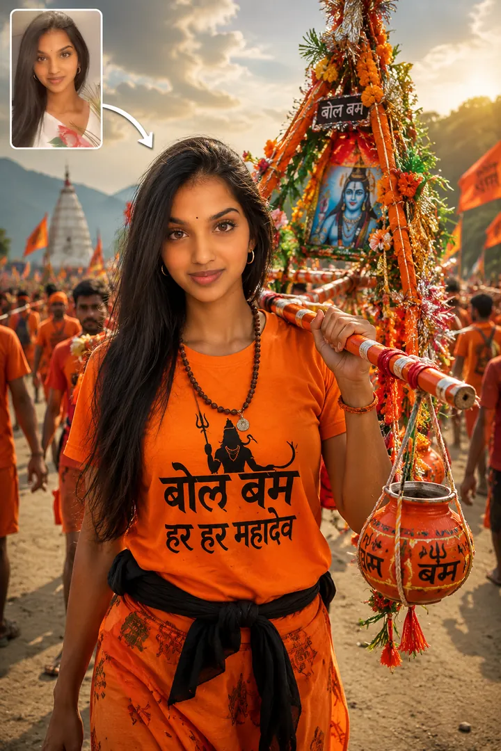 Kanwar Yatra: AI Festival Collection photo effect
