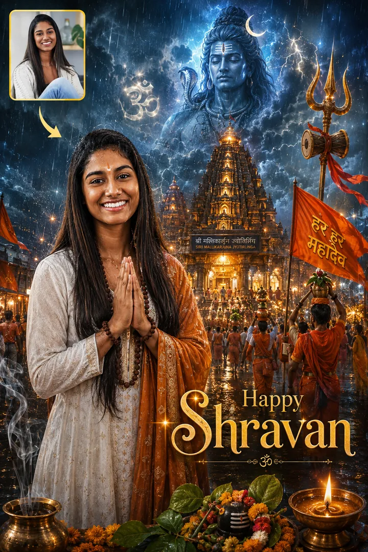 Divine Shravan: AI Festival Collection photo effect