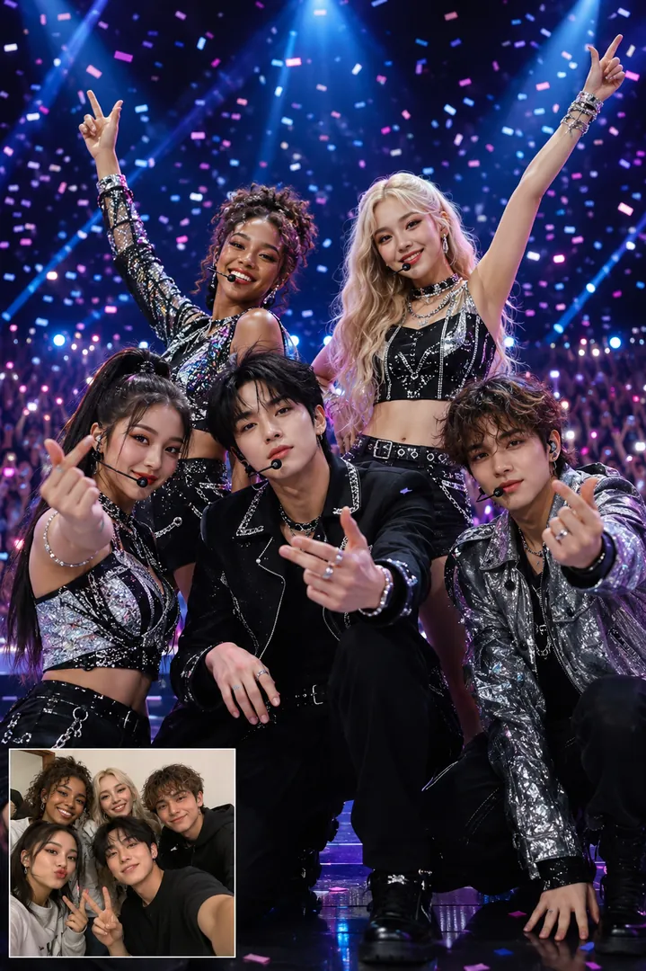 Rockstar Band — AI photo example