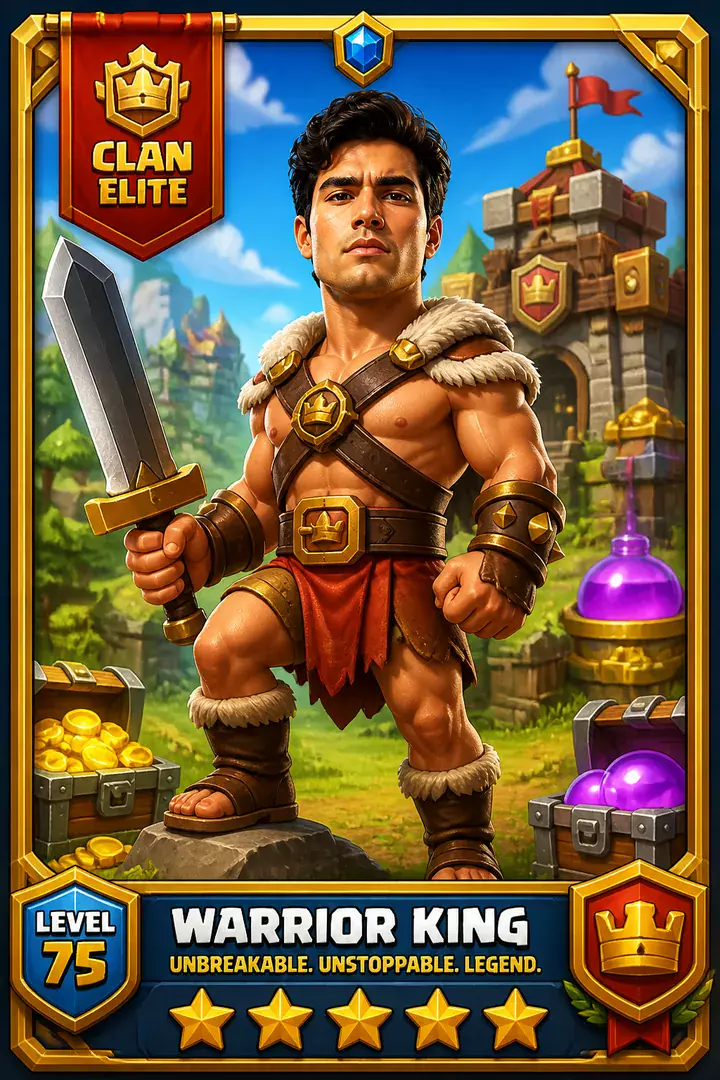 Clan Champion — AI photo example