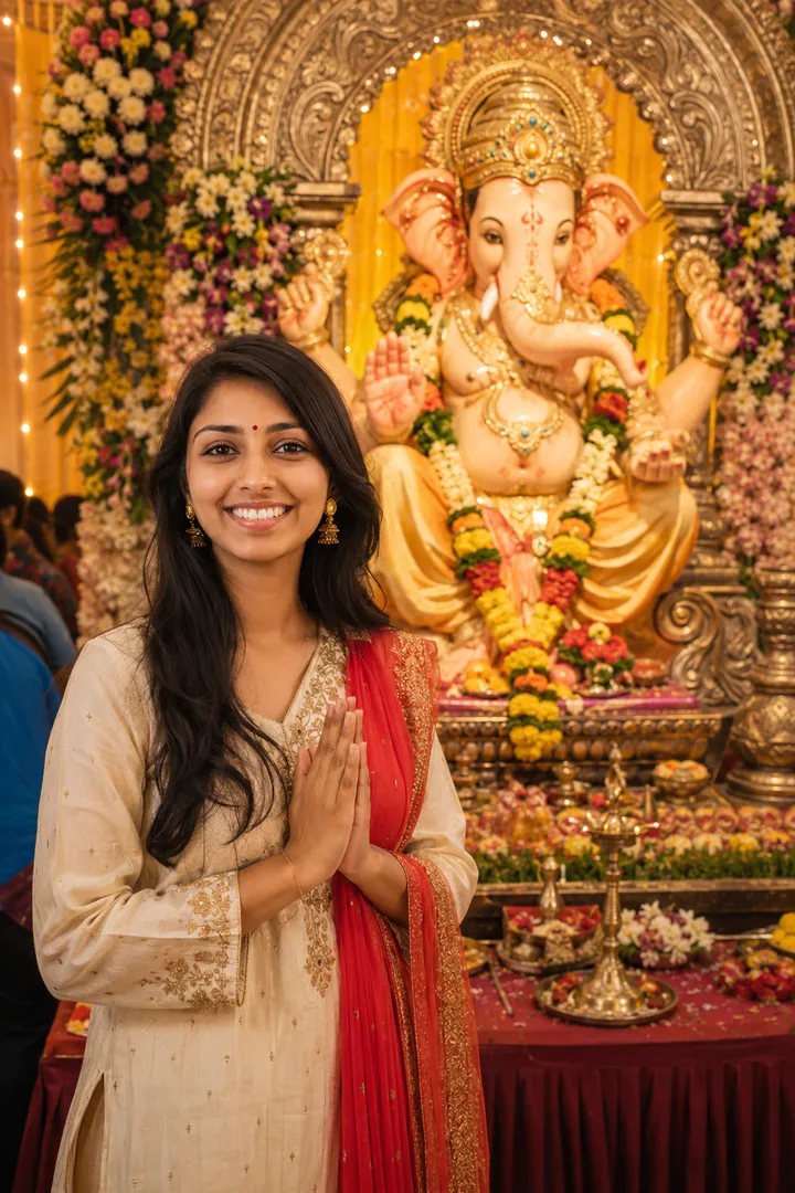 Pandal Darshan: AI Ganesh Chaturthi photo effect