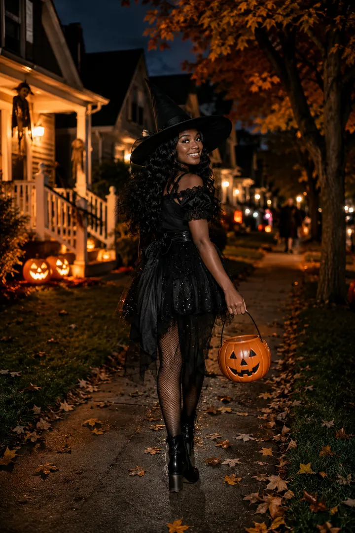 Trick-or-Treat Night: AI Halloween photo effect