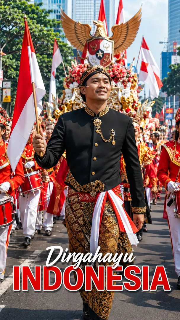 Merdeka Carnival: AI Indonesia Independence Day photo effect