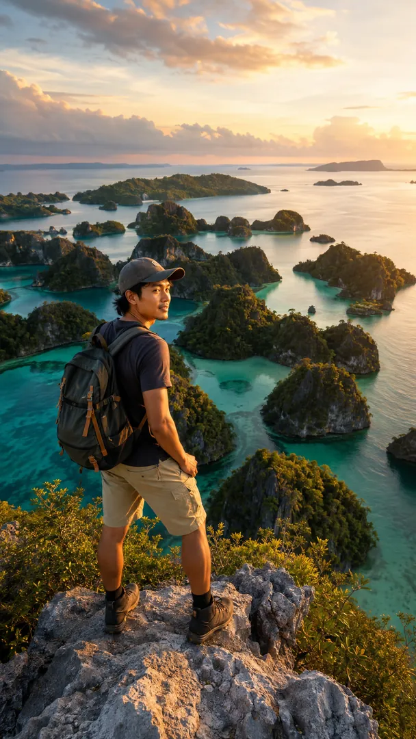 Raja Ampat Explorer: AI Indonesian Destinations photo effect