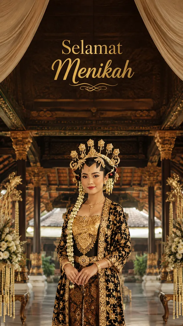 How to Make Traditional Indonesian Wedding Photos With AI