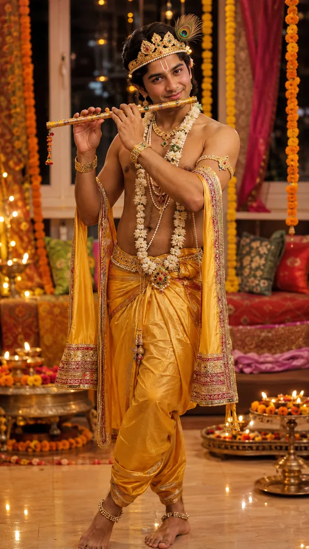 Krishna Look: AI Krishna Janmashtami photo effect