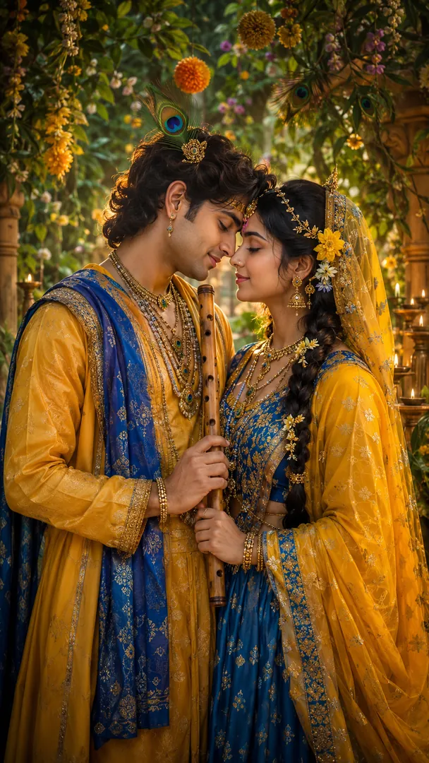 Radha Krishna Couple: AI Krishna Janmashtami photo effect