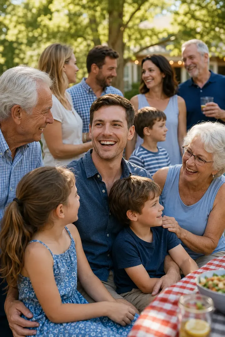 Family Reunion: AI Life & Milestones photo effect
