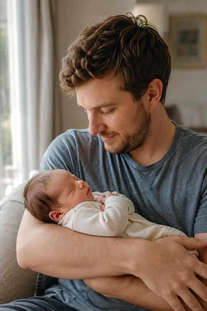 Newborn Welcome: AI Life & Milestones photo effect example 2