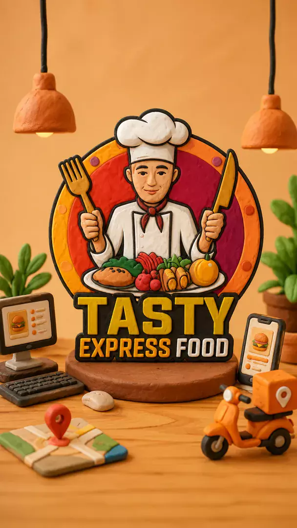 Claymation Logo — AI photo example