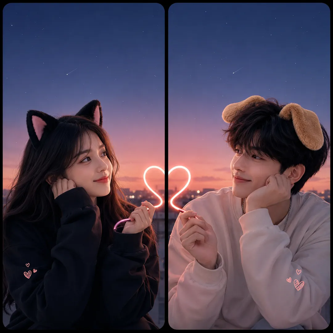 Cute Pairs — AI photo example