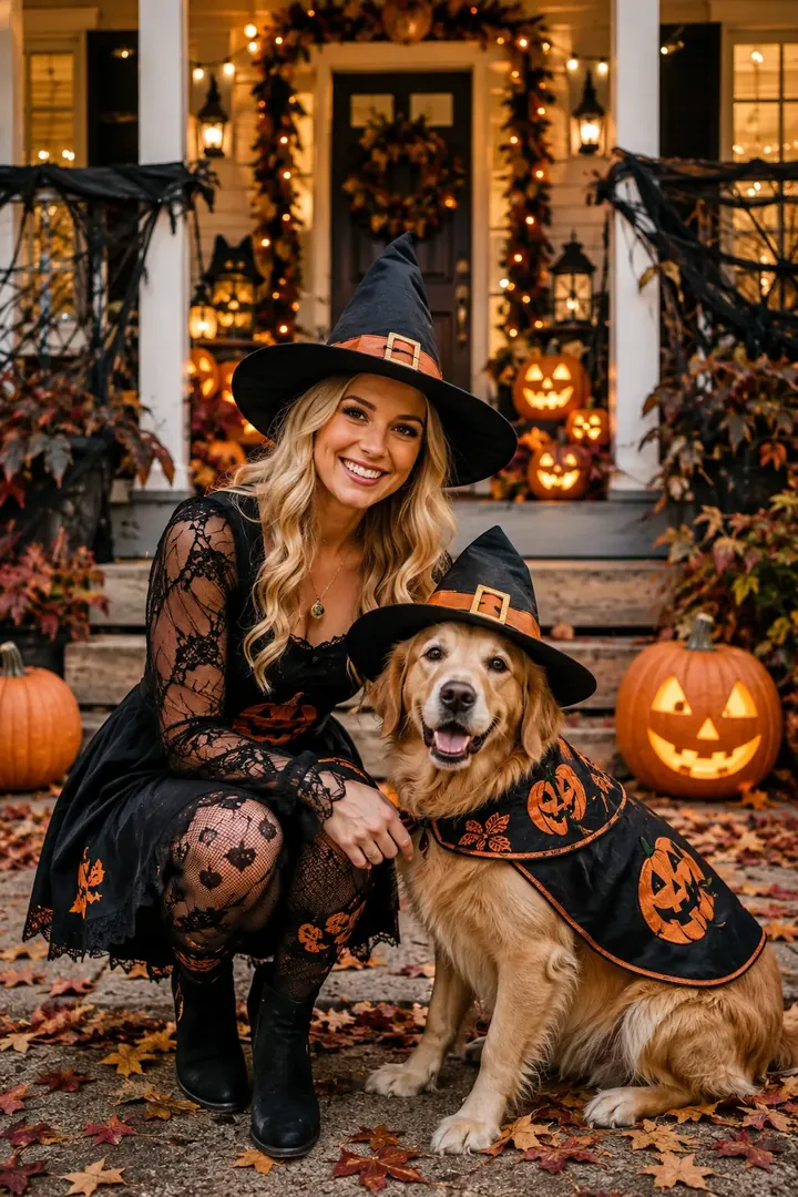 Halloween With My Pet: AI Me & My Pet photo effect example 2