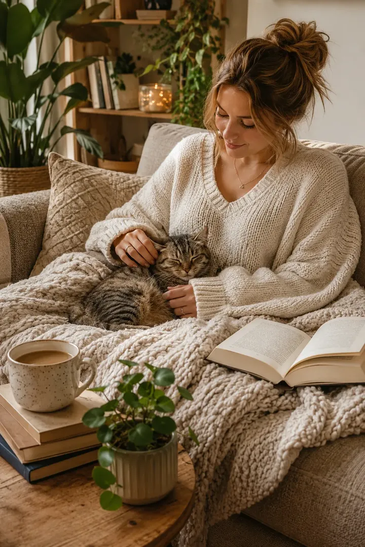 Lazy Sunday Together: AI Me & My Pet photo effect