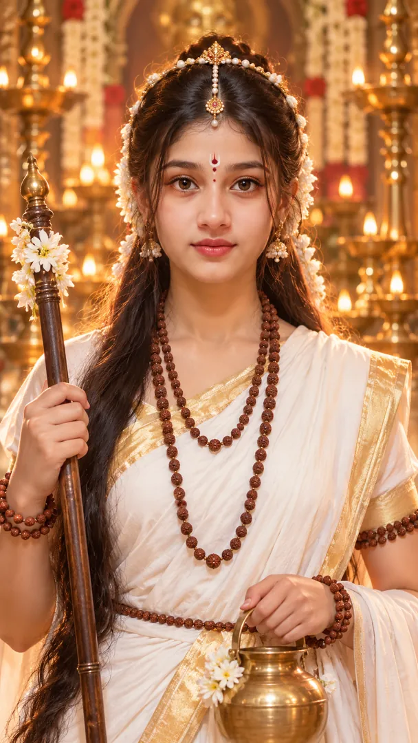 Navratri Mata Rani Getup: AI Navratri photo effect