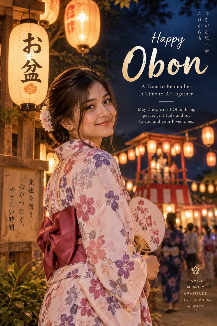 Obon Festival Wish: AI Obon Festival photo effect