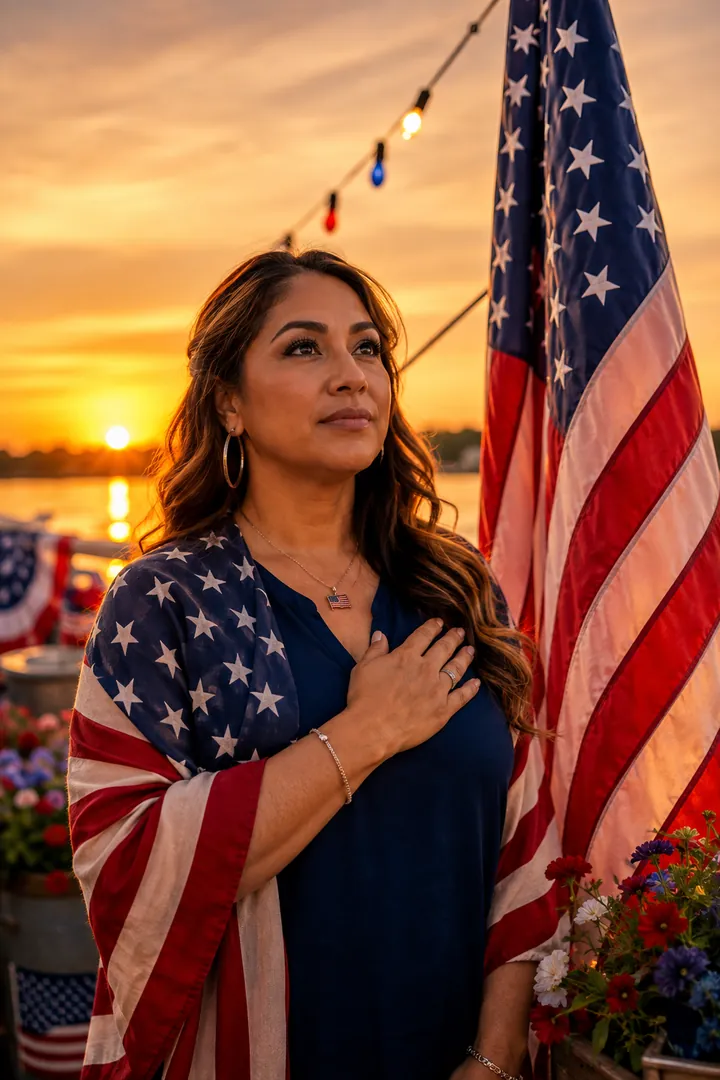 Military & Veterans Tribute: AI Patriotic USA photo effect example 2