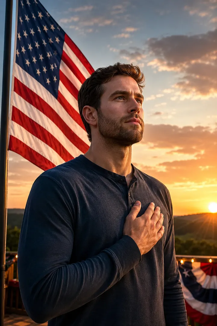 Military & Veterans Tribute: AI Patriotic USA photo effect