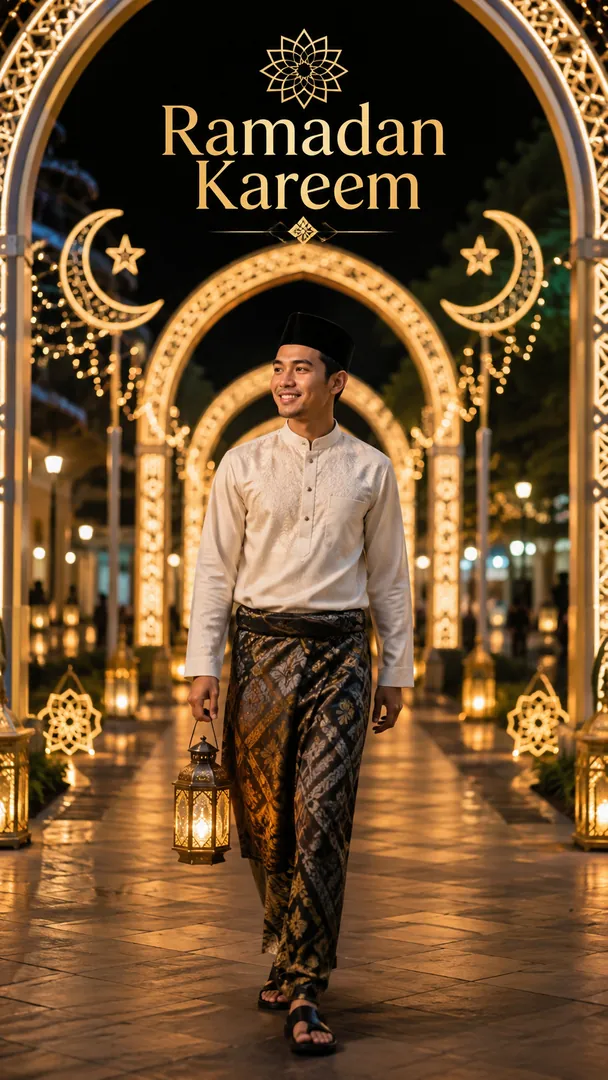 Ramadan Photo Ideas With AI: Lanterns, Takjil and Iftar