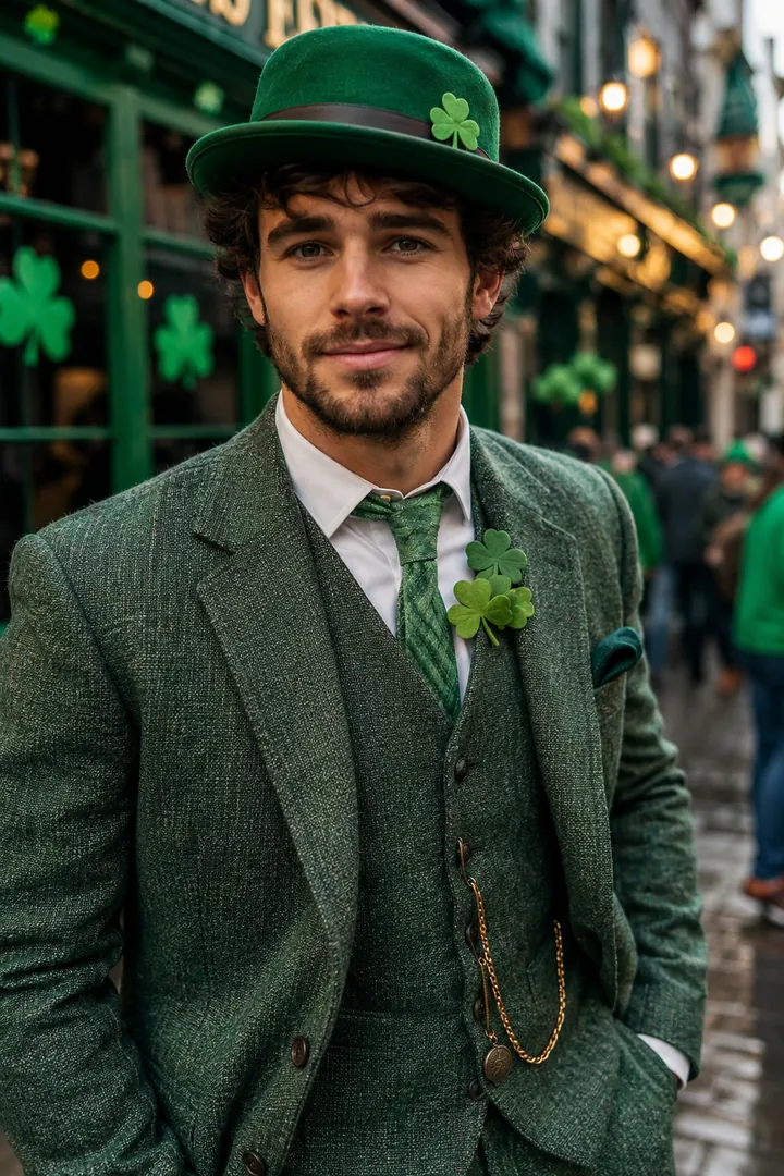 Lucky Portrait: AI St. Patrick's Day photo effect example 2