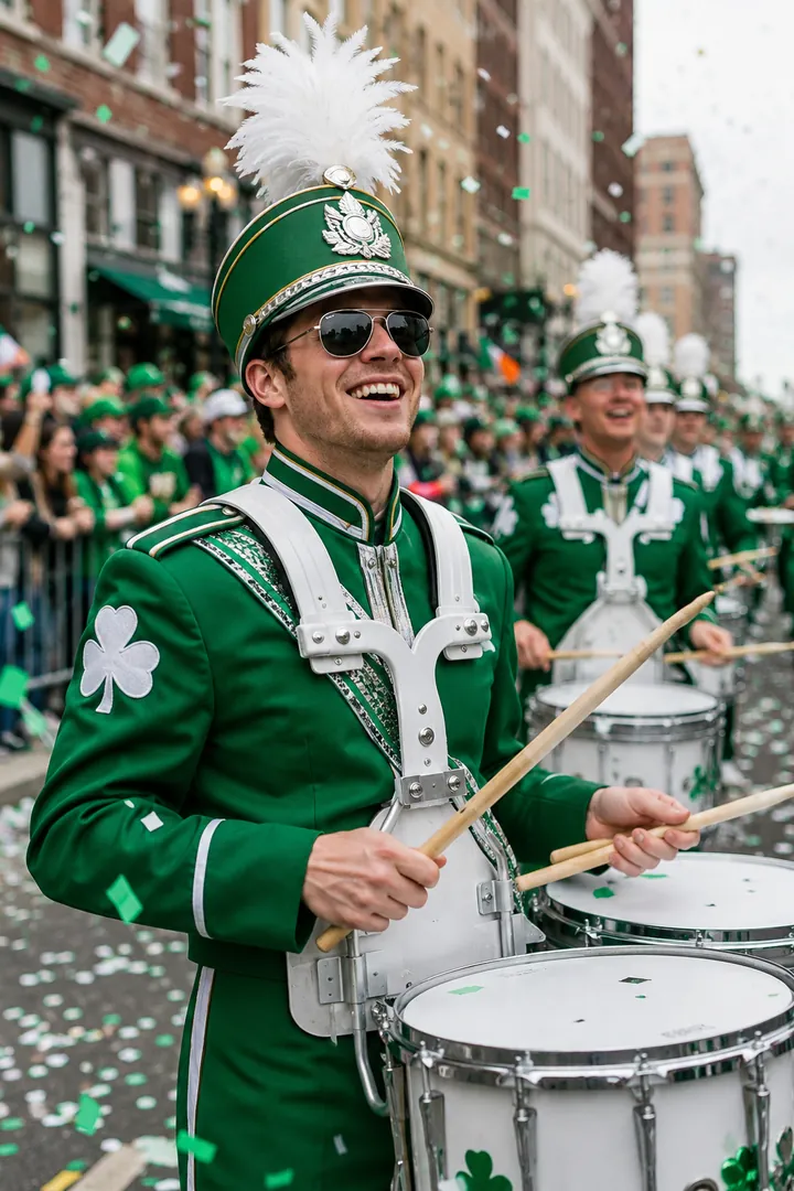 Marching Band Celebration: AI St. Patrick's Day photo effect