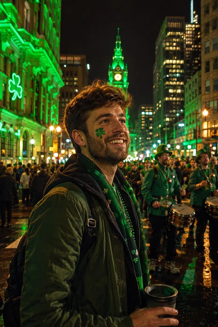 St. Patrick's Night Celebration: AI St. Patrick's Day photo effect