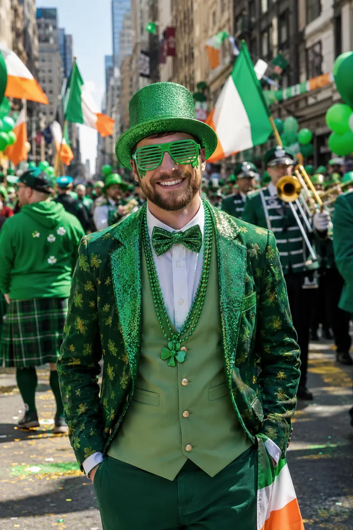 Classic St. Patrick's Day Parade: AI St. Patrick's Day photo effect