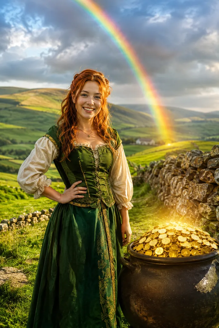 Pot of Gold: AI St. Patrick's Day photo effect example 2