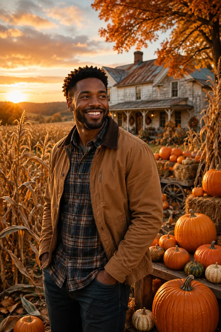 Thanksgiving Harvest: AI Thanksgiving photo effect