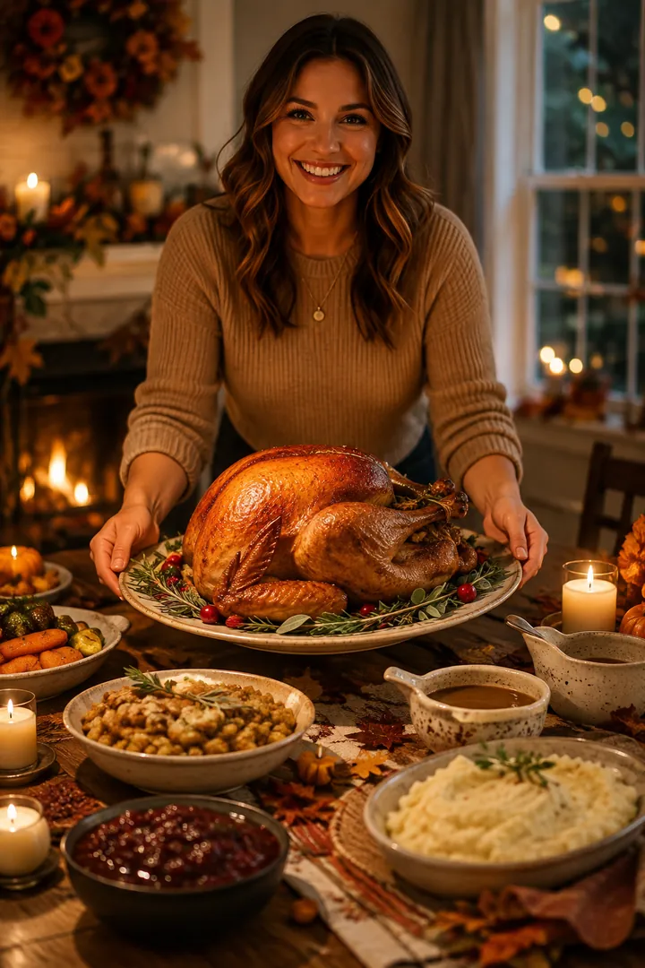 Thanksgiving Turkey Roast: AI Thanksgiving photo effect