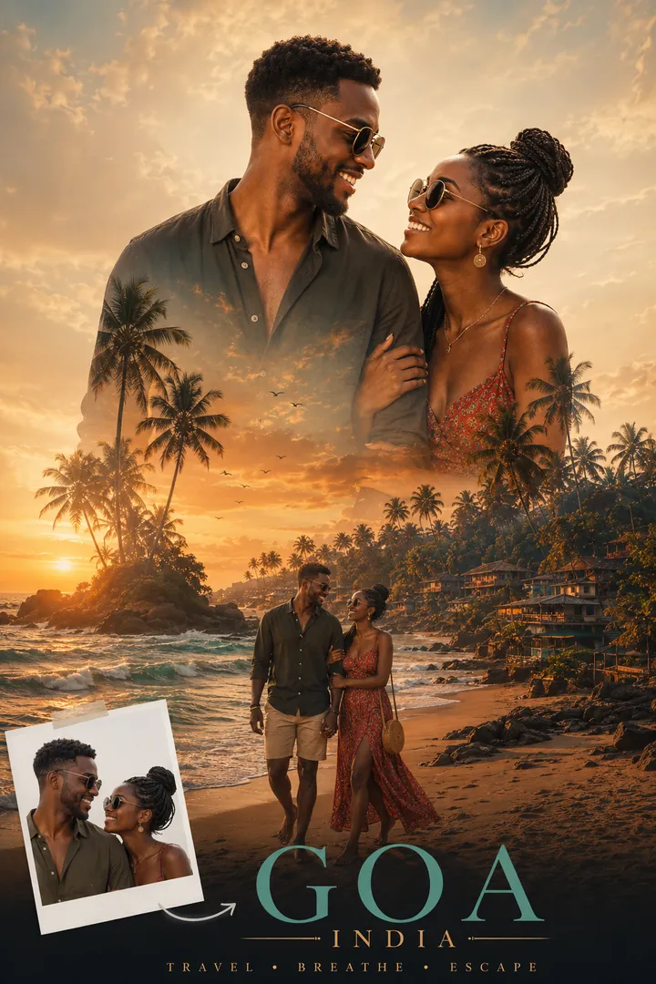 Tropical Beach — AI photo example