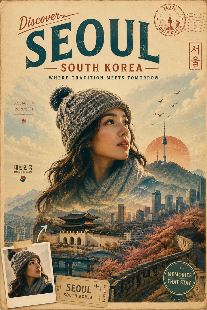 Vintage Poster — AI photo example