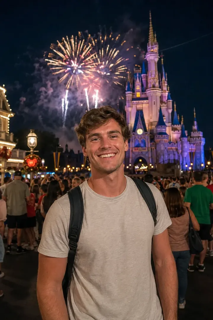 Orlando Theme Park: AI World Cities & Landmarks photo effect example 2