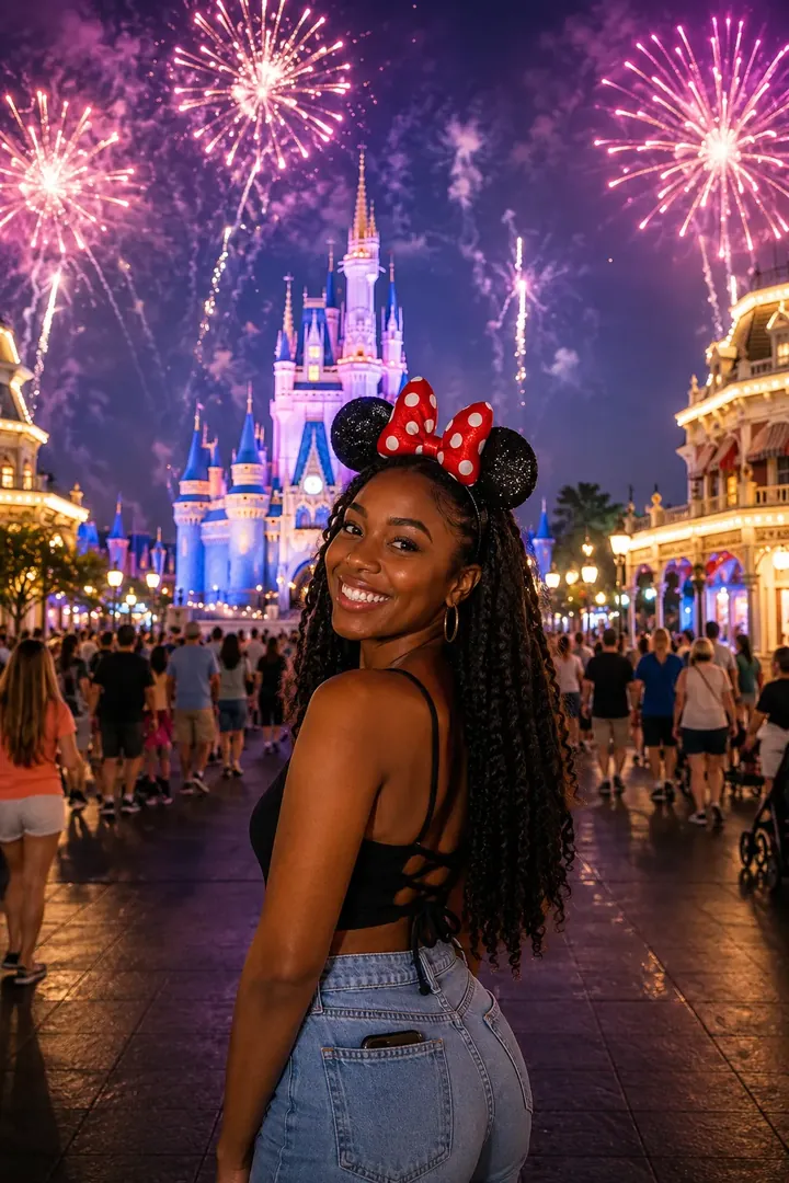 Orlando Theme Park: AI World Cities & Landmarks photo effect