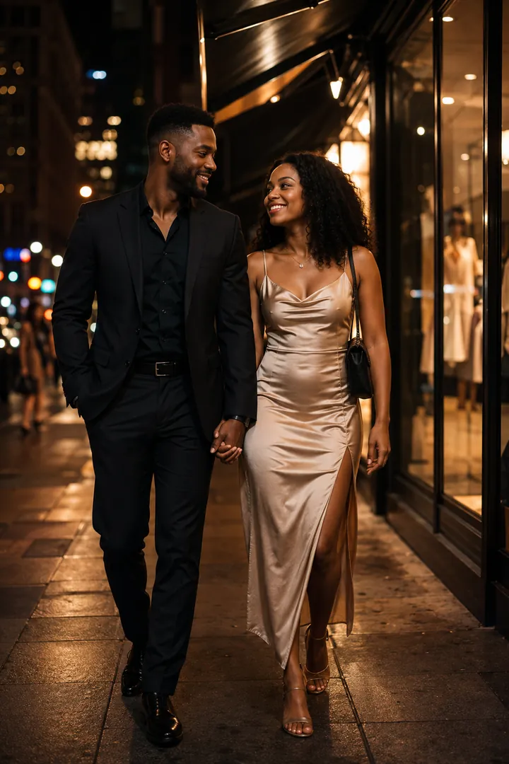 City Date Night: AI Valentine's Day photo effect example 2