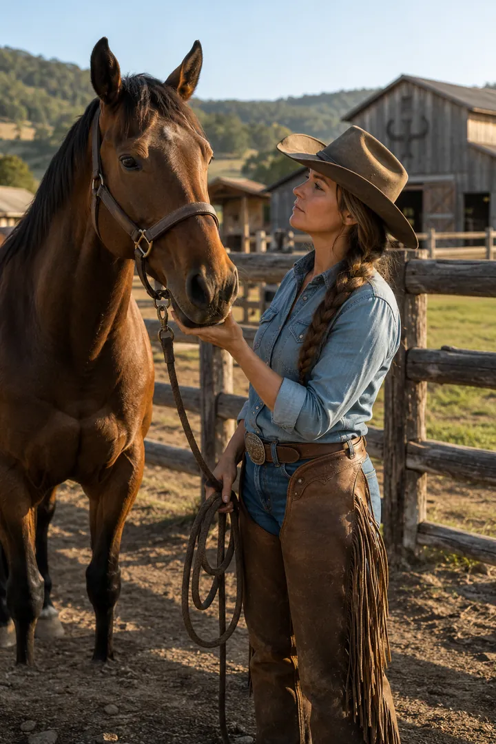 Ranch Life: AI Western Cowboy photo effect example 2