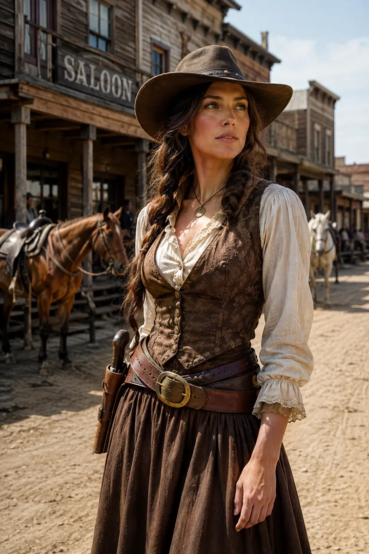 Western Town: AI Western Cowboy photo effect