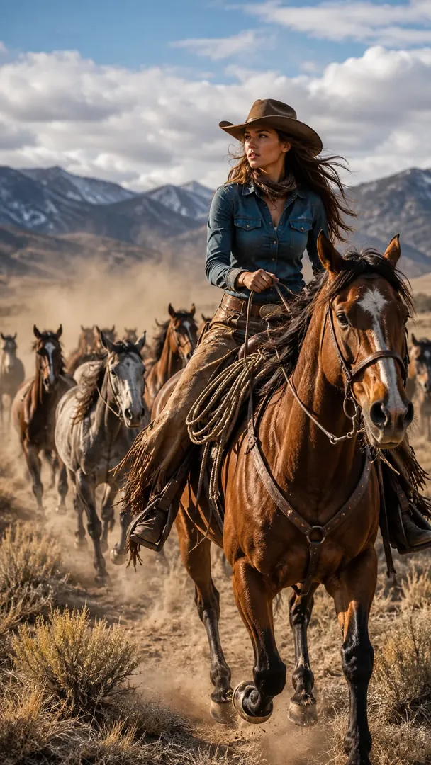 Wild Horse Ranch: AI Western Cowboy photo effect